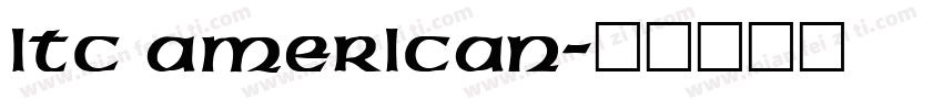 ITC American字体转换
